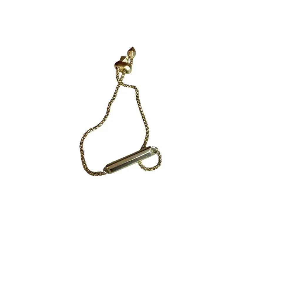 Kendra Scott Stan Slide Bar Bracelet Gold Black